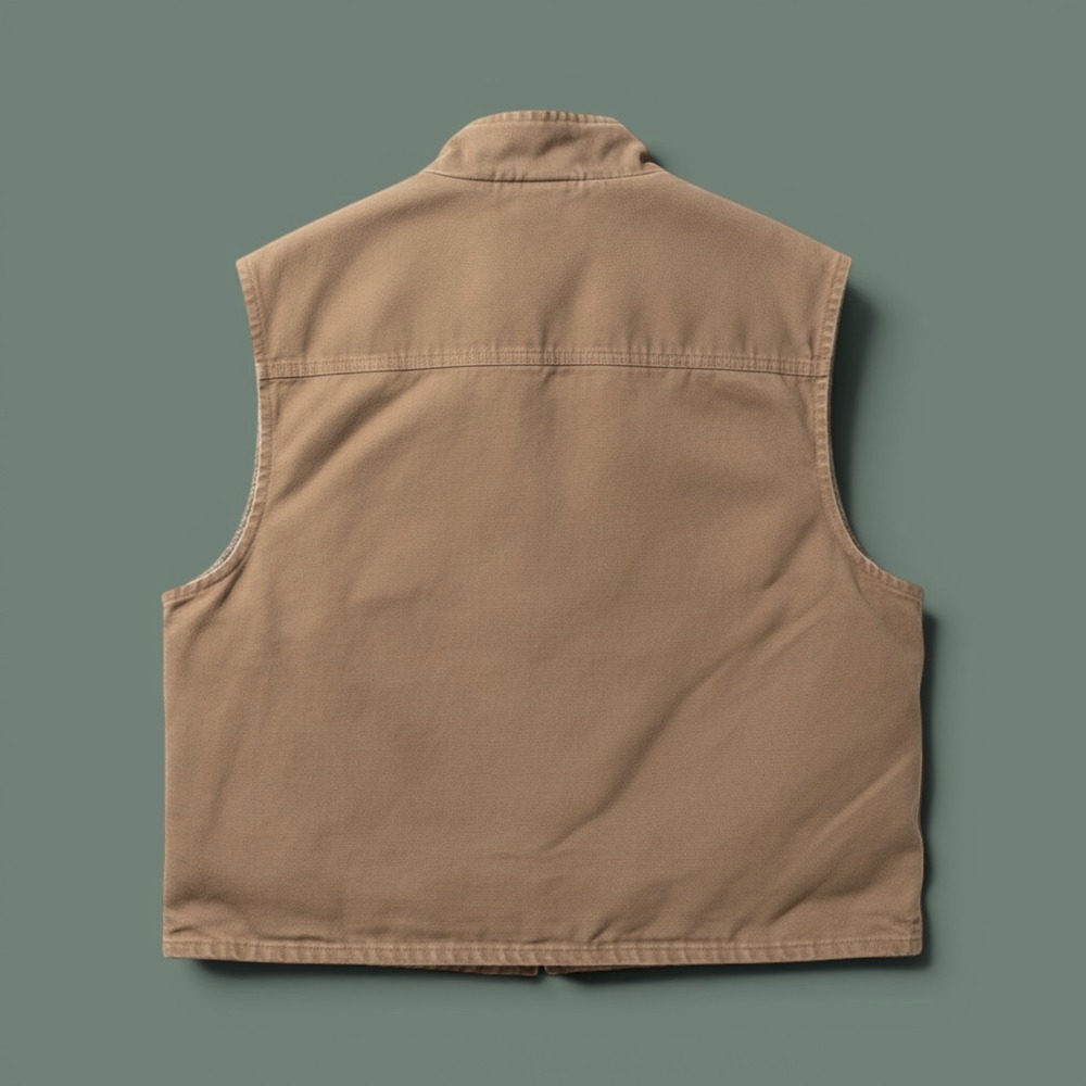 Carhartt Work Vest V33 CML Mens 2XL Sherpa Lined Camel Brown Regular Sandstone - Picture 2 of 10